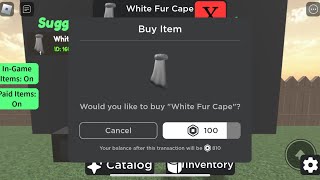 UNSNIPING WHITE FUR CAPE [upl. by Ayeka]