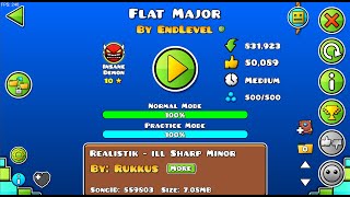 Flat Major by EndLevel 468th Demon  Geometry Dash [upl. by Fisoi]