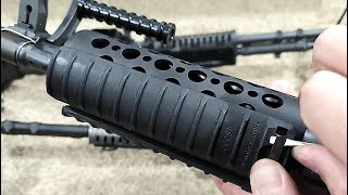 How to install Knights Armament rail covers on ANY Picatinny Rail [upl. by Fronia]