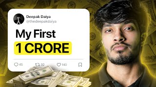 How I Made ₹1 Crore at Age 20 [upl. by Lytsirhc]