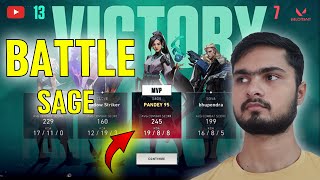 ✅battle sage gameplay 🎯🎯video 1valorant gamingchannel gaming [upl. by Rehtaeh]