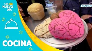 Receta para preparar conchas en forma de corazón  Un Nuevo Día  Telemundo [upl. by Kemppe]