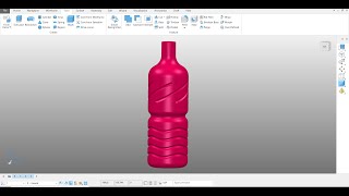 PowerShape 2023 tutorial  Water bottle [upl. by Dijam]