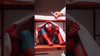 💥❤ evolution of Spiderman Scared Doctor 🥰✅️ marvel avengers spiderman shorts [upl. by Laoj339]