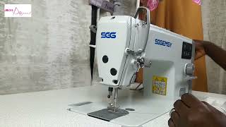 How To Thread An Industrial Sewing Machine  Kingstar KS  9000A [upl. by Lokcin654]