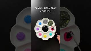 Mixing paint colors more combination asmr shortvideo rjkielvlog shortvideo [upl. by Ddat]