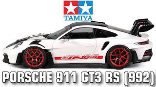 UNBOXING Tamiyas New 24370 Porsche 911 GT3 RS Model Kit Will BLOW Your Mind [upl. by Tlevesoor356]