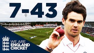 The King Of Swing At His Best  Anderson Takes Brilliant 743 v New Zealand 2008  Full Highlights [upl. by Shayna968]