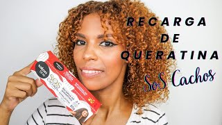 Recarga de Queratina SOS Cachos Salon Line [upl. by Vikky]