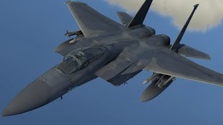 DCS World F15C BVR Intercept [upl. by Etteyafal]