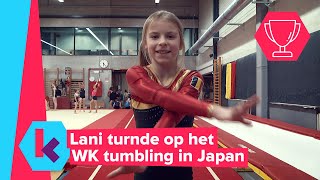 Lani haalde een vijfde plaats op het WK tumbling [upl. by Kumagai57]