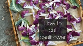 How to cut cauliflower without making a huge mess [upl. by Nho]