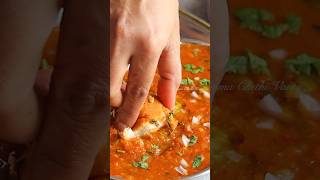 Pav Bhaji 😋Full Recipe👆 shorts streetfood youtubeshorts ammachethivanta eveningsnacks [upl. by Nhguahs525]