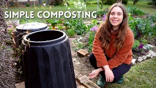 How to Start a Compost Bin 🥗🌿 Simple Composting for Beginners [upl. by Eirb859]