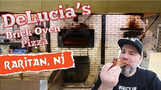 Pizza review DeLUCIAquotS BRICK OVEN PIZZA Raritan NJ A national treasure [upl. by Arlie546]