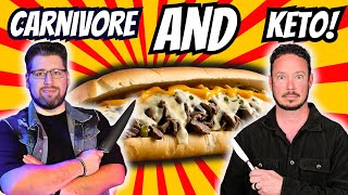 ULTIMATE Philly Cheesesteak Keto amp Carnivore WChrisCookingNashville [upl. by Strade]