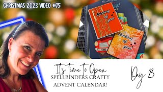 Unwrap the Magic Opening My Spellbinders Crafty Advent Calendar Day 23 [upl. by Clovis]