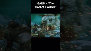 GARM  THE REALM TEARER☠️ full action audio cinematics boss fight  God of War Ragnarök [upl. by Atok]