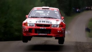 WRC Rally Finland 99 Tommi Mäkinen Mitsubishi Evo VI Onboard cam [upl. by Rezzani]