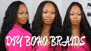 DIY Body Wave Boho Braids [upl. by Buyse]