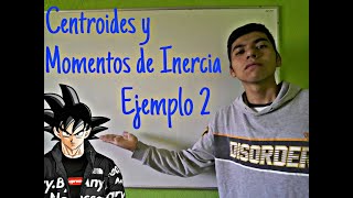 Centroides y Momentos de Inercia  Ejemplo 2 Parte 12 [upl. by Kamaria]