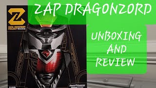 ZAP Dragonzord Review Mighty Morphin Power Rangers Zord Ascension Project MMPR [upl. by Yalcrab]