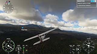 Landing on Flagstaff Pulliam Airport Flight Simulator 2020 landing tutorial [upl. by Rhona]