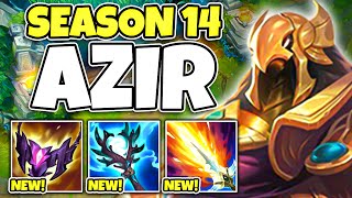 NEW ITEMS MAKE AZIR BROKEN IN SEASON 14 [upl. by Anerat]