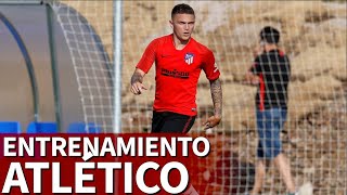 Alético de Madrid  Trippier completó su primer entrenamiento  Diario As [upl. by Stanton381]