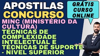 Baixar Apostila Concurso Ministério da Cultura Grátis Curso Online Básico [upl. by Ariahay387]