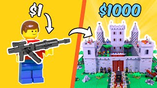 1 vs 1000 LEGO creation [upl. by Ahsats]