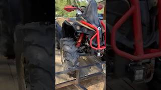 19 Can am Renegade 1000 XMR cold start  has rjwc mud edition exhaust What upgrades should I do [upl. by Schreiber]