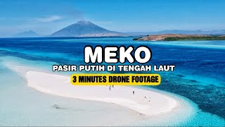 Pantai Meko Adonara Flores Timur NTT  Keindahan Pasir putih tengah laut  Drone Footage [upl. by Mayyahk]