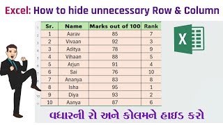 Excel Secrets How to Hide Unnecessary Rows and Columns Like a Pro  Excel trick  Excel tips [upl. by Sehguh]