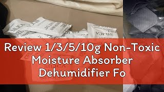 Review 13510g NonToxic Moisture Absorber Dehumidifier For Room Kitchen Silica Gel Desiccant Da [upl. by Byrle]