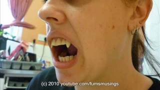 How to fit Billy Bob Vampire Fangs [upl. by Weight]