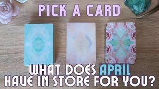 PICK A CARD  What does April have in store for you  Month Ahead Forecast  Oracle Card Reading [upl. by Sirak]