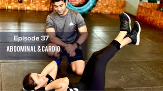 Episode 37 Abdominal and Cardio workout Home workout Fat loss Series  Hindi Urdu Punjabi [upl. by Anima363]