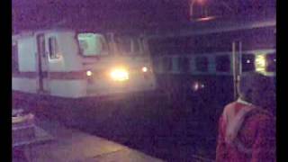 Sealdah Rajdhani late night arrival at Kanpur Central [upl. by Ahsenat569]