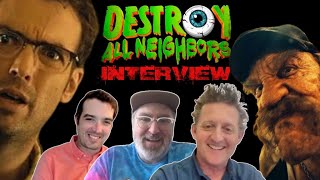 Hilarious Destroy All Neighbors Interview with Alex Winter Jonah Ray Rodrigues and Josh Forbes [upl. by Timothee]