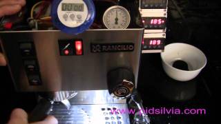 Rancilio Silvia with NO PID Control Clip 1 from pidsilviacom [upl. by Nyram750]