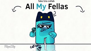 All my fellas • trio collab for free • among us [upl. by Norita]