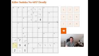 Killer Sudoku Dealing with large value cages [upl. by Solomon]