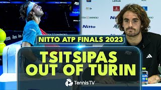 Stefanos Tsitsipas Withdraws From The 2023 Nitto ATP Finals 🤕 [upl. by Perlman]