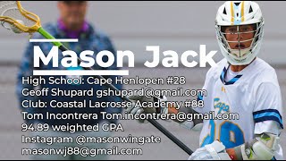 Mason Jack 2026 Defense Summer 2024 highlights [upl. by Roydd]