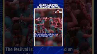 Spains La Tomatina Festival Unfolds in Bunol  India Today Global [upl. by Carlo]