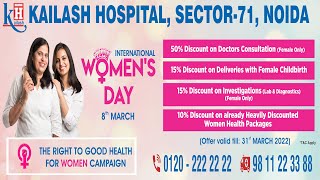 International Womens Day Importance of Women’s Health by Dr Neelam Benara from Kailash Hospital [upl. by Downs]