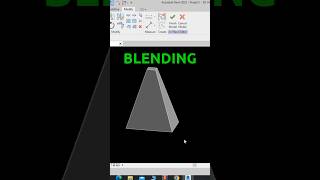 ✅ Blending In Revit 2022 revit revitarchitecture ytshortsviral deepakverma revittips [upl. by Dadelos821]