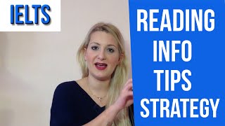 IELTS Reading infotipsand strategyenglish video [upl. by Siroval]