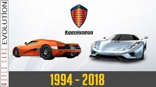 WCE  Koenigsegg Evolution 1994  2018 [upl. by Atnaloj]